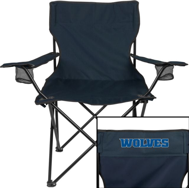 Metropolitan Maple Woods Deluxe Captains Chair MCC Wolves Wordmark - ONLINE ONLY