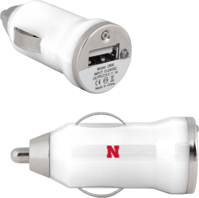 Nebraska On the Go Car Charger University of Nebraska Primary Mark - ONLINE ONLY
