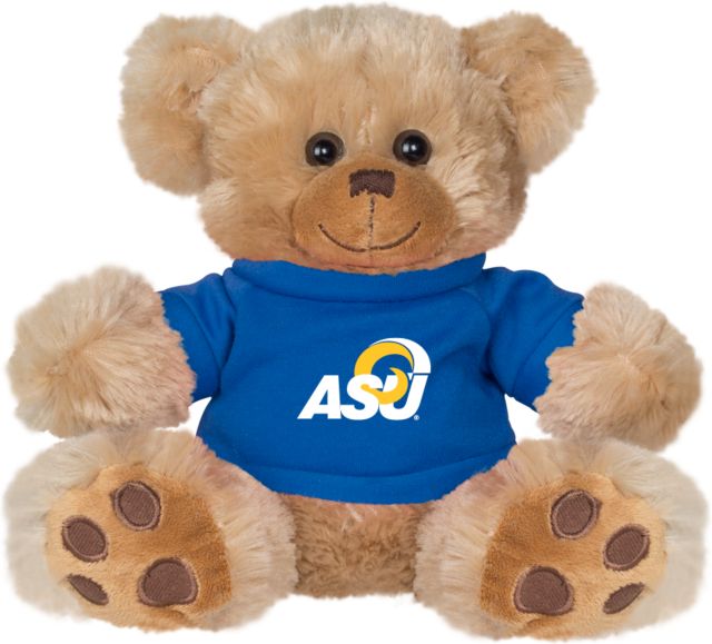Angelo State Plush Big Paw 8 1/2 inch Bear w/ Shirt ASU Logo - ONLINE ONLY