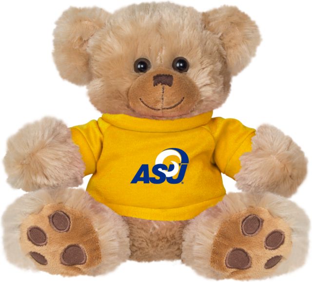 Angelo State Plush Big Paw 8 1/2 inch Bear w/ Shirt ASU Logo - ONLINE ONLY