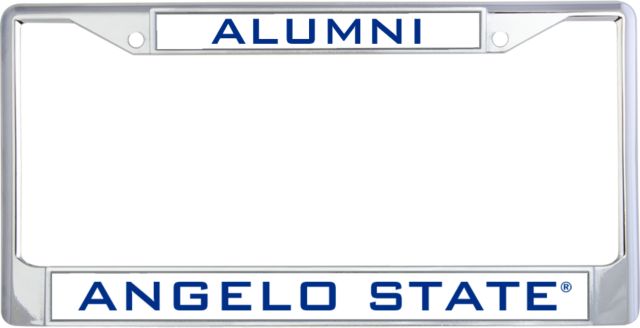 Angelo State Alumni Metal License Plate Frame in Alumni - ONLINE ONLY