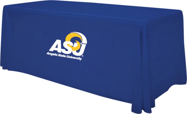 Angelo State 6 foot Table Throw Primary Mark - ONLINE ONLY