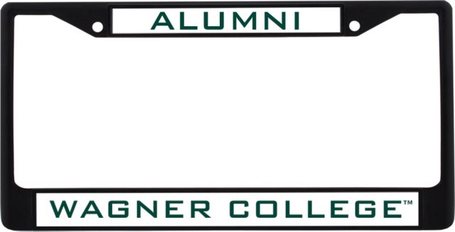 Wagner College Alumni Metal License Plate Frame in Alumni - ONLINE ONLY