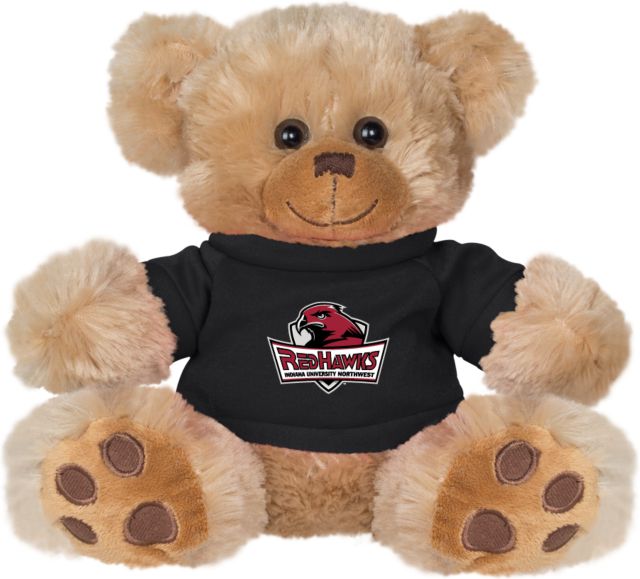 Indiana Plush Big Paw 8 1/2 inch Bear w/ Shirt Indiana University Northwest Primary Mark - ONLINE ONLY