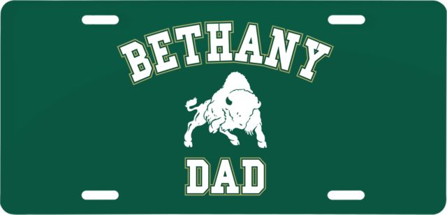 Bethany WV License Plate Dad - ONLINE ONLY