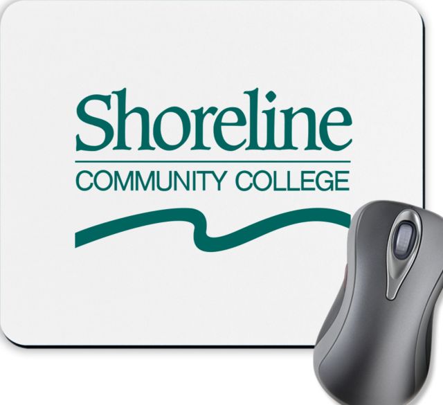 Shoreline Full Color Mousepad Shoreline Community College Primary Word mark - ONLINE ONLY