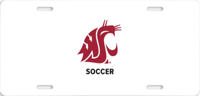 Washington State License Plate WSU Soccer - ONLINE ONLY