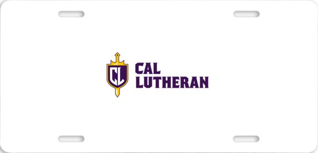 Cal Lutheran License Plate Sword and Shield Cal Lutheran - ONLINE ONLY