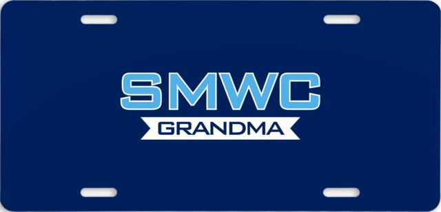 St Mary of the Woods License Plate SMWC Grandma - ONLINE ONLY