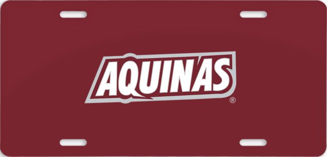 Aquinas College License Plate Wordmark - ONLINE ONLY