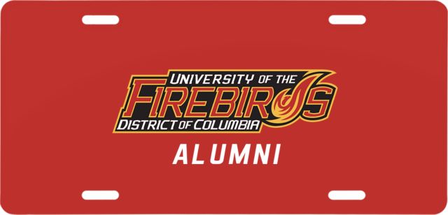 District of Columbia License Plate Alumni - ONLINE ONLY