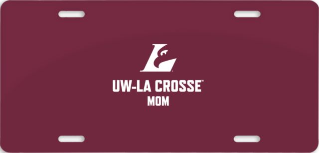 Wisconsin La Crosse License Plate UWL Mom - ONLINE ONLY