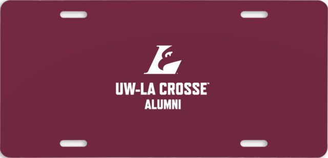 Wisconsin La Crosse License Plate UWL Alumni - ONLINE ONLY