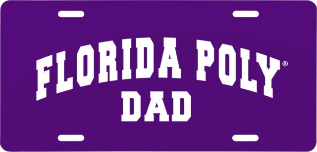 Florida Poly Univ License Plate Dad - ONLINE ONLY