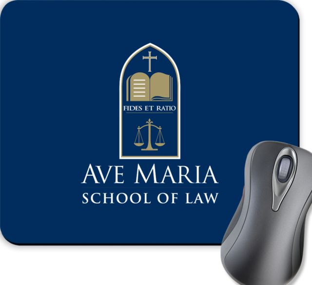 Ave Maria Law Full Color Mousepad Ave Maria School of Law Logo Stacked - ONLINE ONLY