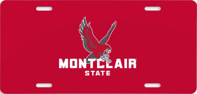 Montclair State License Plate Primary Logo - ONLINE ONLY