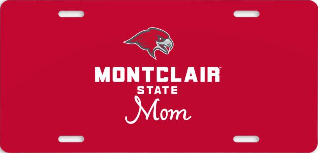 Montclair State License Plate Mom - ONLINE ONLY