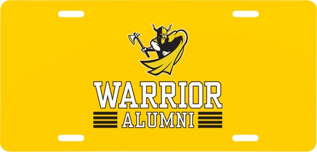 Walla Walla License Plate Alumni Warrior - ONLINE ONLY