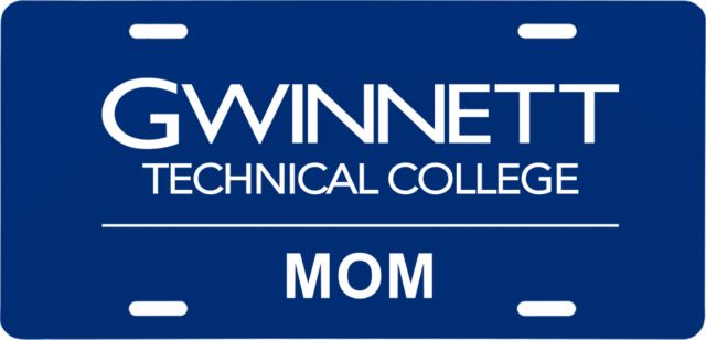 Gwinnett Tech License Plate Mom - ONLINE ONLY