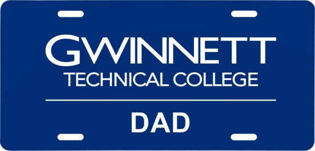 Gwinnett Tech License Plate Dad - ONLINE ONLY