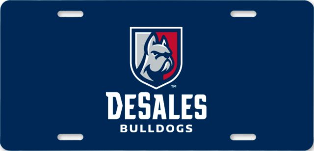 DeSales License Plate Primary Logo - ONLINE ONLY
