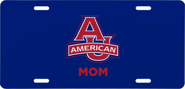 American University License Plate Mom - ONLINE ONLY