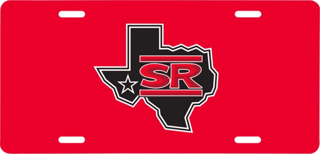Sul Ross License Plate Primary Mark - ONLINE ONLY