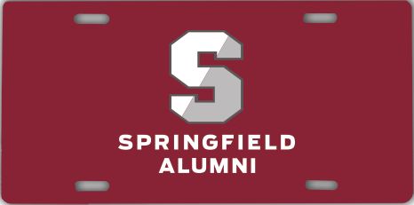 Springfield College License Plate Alumni - ONLINE ONLY