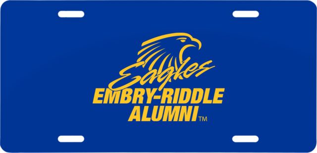 Embry Riddle License Plate Alumni - ONLINE ONLY
