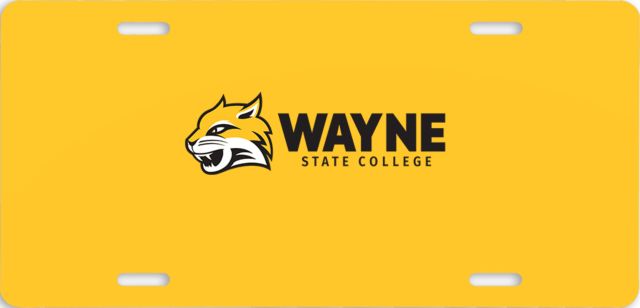 Wayne State License Plate Wayne SC - ONLINE ONLY