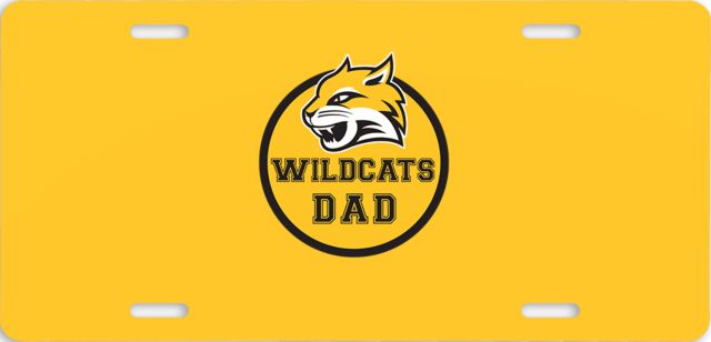 Wayne State License Plate Dad - ONLINE ONLY