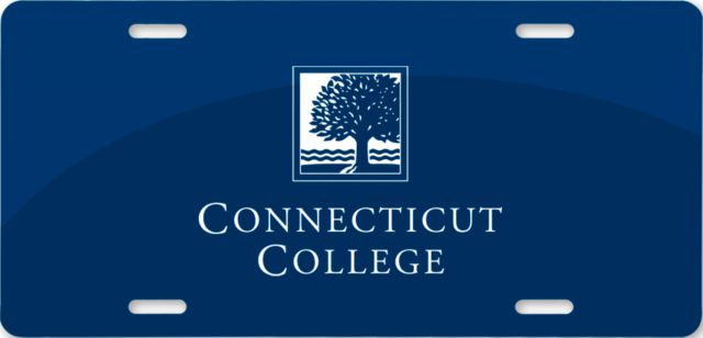 Connecticut College License Plate Institutional Mark - ONLINE ONLY