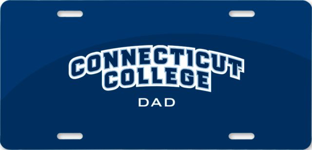 Connecticut College License Plate Dad - ONLINE ONLY