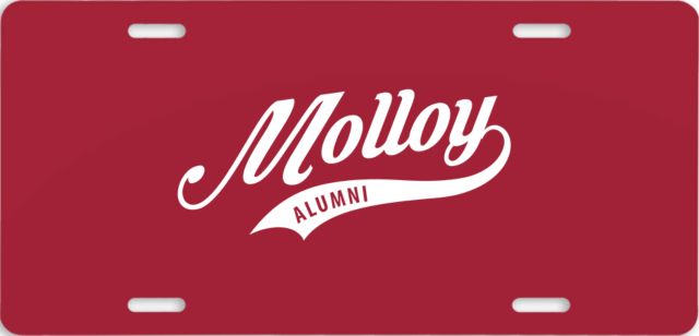 Molloy University License Plate Alumni Script - ONLINE ONLY