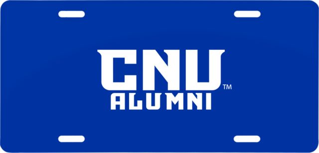 Christopher Newport License Plate Alumni - ONLINE ONLY