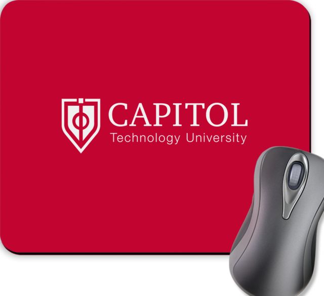 Capitol Technology Full Color Mousepad Primary Mark - ONLINE ONLY