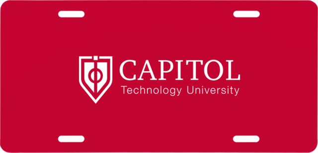 Capitol Technology License Plate Primary Mark - ONLINE ONLY