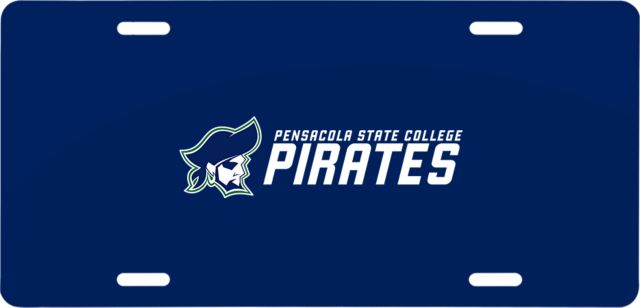 Pensacola State License Plate Pensacola State College Pirates Primary Mark - ONLINE ONLY