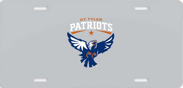 UT Tyler License Plate Swoop Patriots - ONLINE ONLY