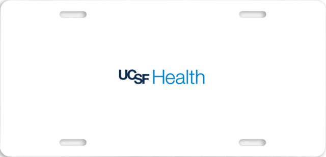 UCSF License Plate UCSF Health
