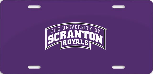 Scranton License Plate Univ of Scranton Royals - ONLINE ONLY