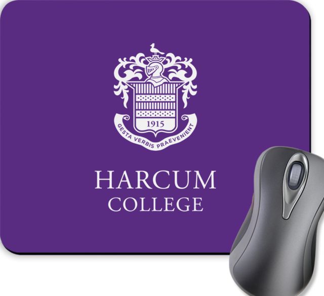 Harcum Full Color Mousepad Primary Mark - ONLINE ONLY