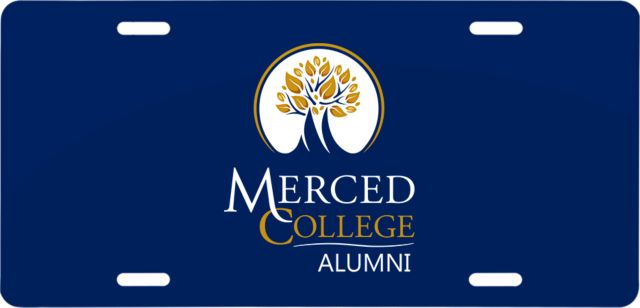Merced College License Plate Alumni - ONLINE ONLY