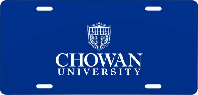 Chowan License Plate Primary Mark - ONLINE ONLY