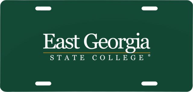 East Georgia State License Plate Primary Mark - ONLINE ONLY