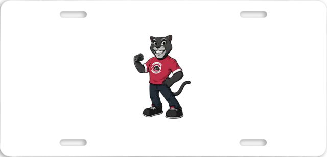 Chapman License Plate Pete the Panther Strong Arm - ONLINE ONLY