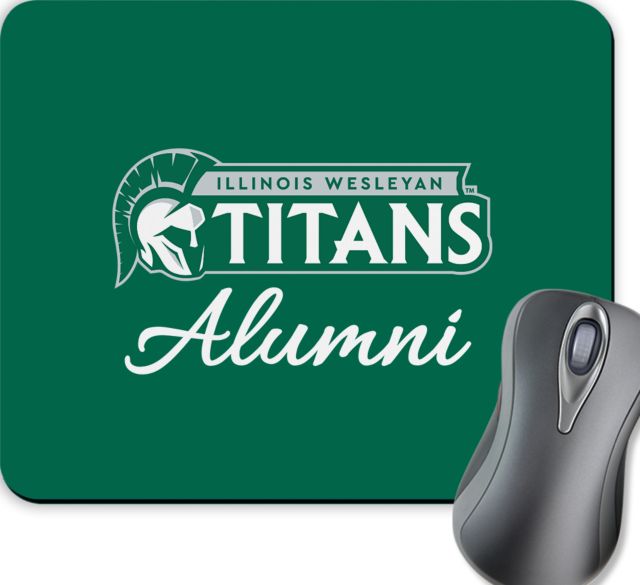 Illinois Wesleyan Full Color Mousepad Aumni Script - ONLINE ONLY