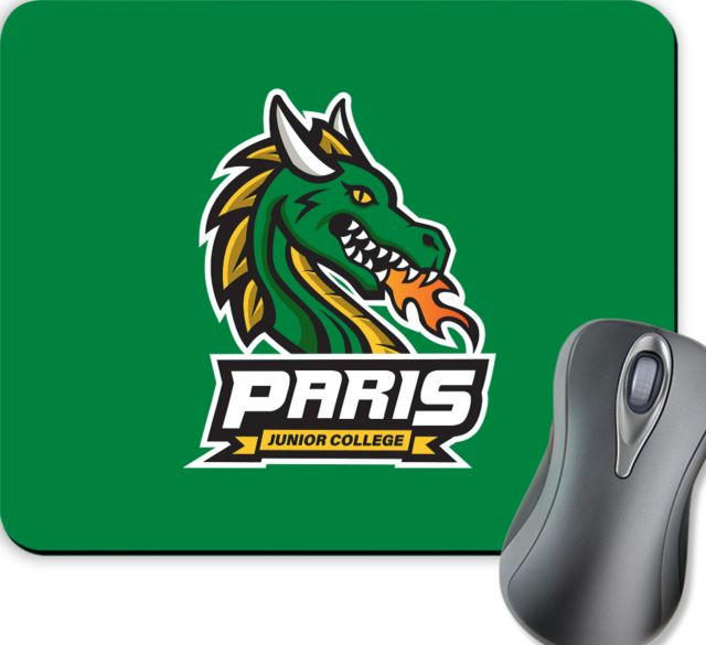 Paris Junior College Full Color Mousepad Dragon with Wordmark - ONLINE ONLY