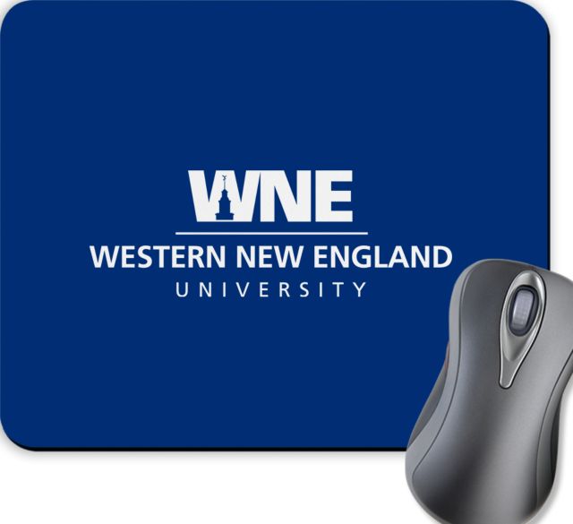 Western New England Full Color Mousepad Primary Wordmark - ONLINE ONLY