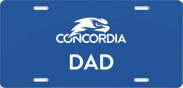 Concordia WI License Plate Dad - ONLINE ONLY
